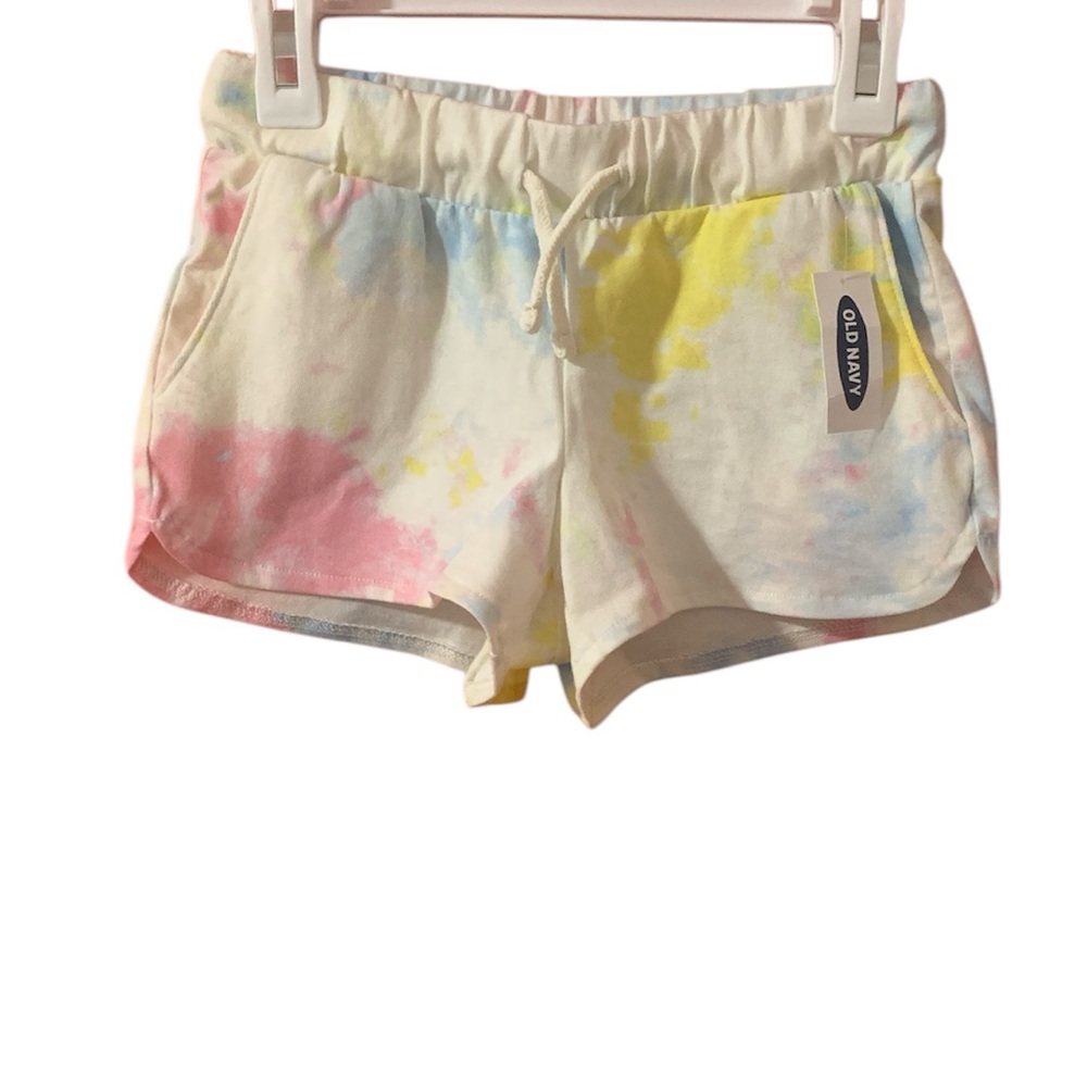 Old Navy Pink and Yellow Casual Shorts Girls 6-7